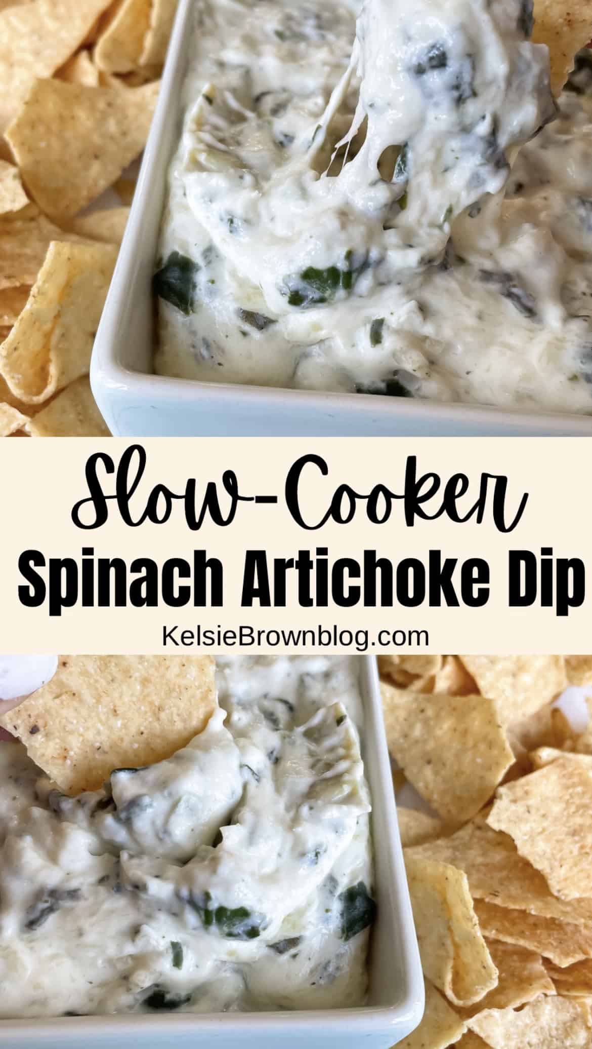 Crockpot Spinach Artichoke Dip
